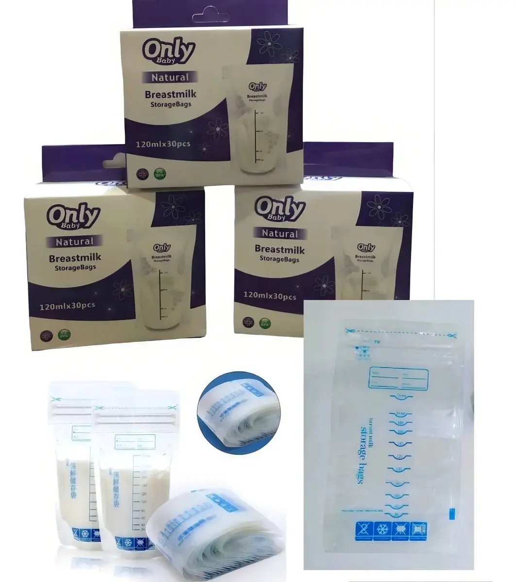 olsas Recolectoras para Leche Materna Only Baby 120 mL – Pack x30 Unidades