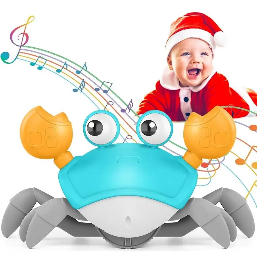 Juguete Cangrejo Para Bebes Con Música Y Movimiento