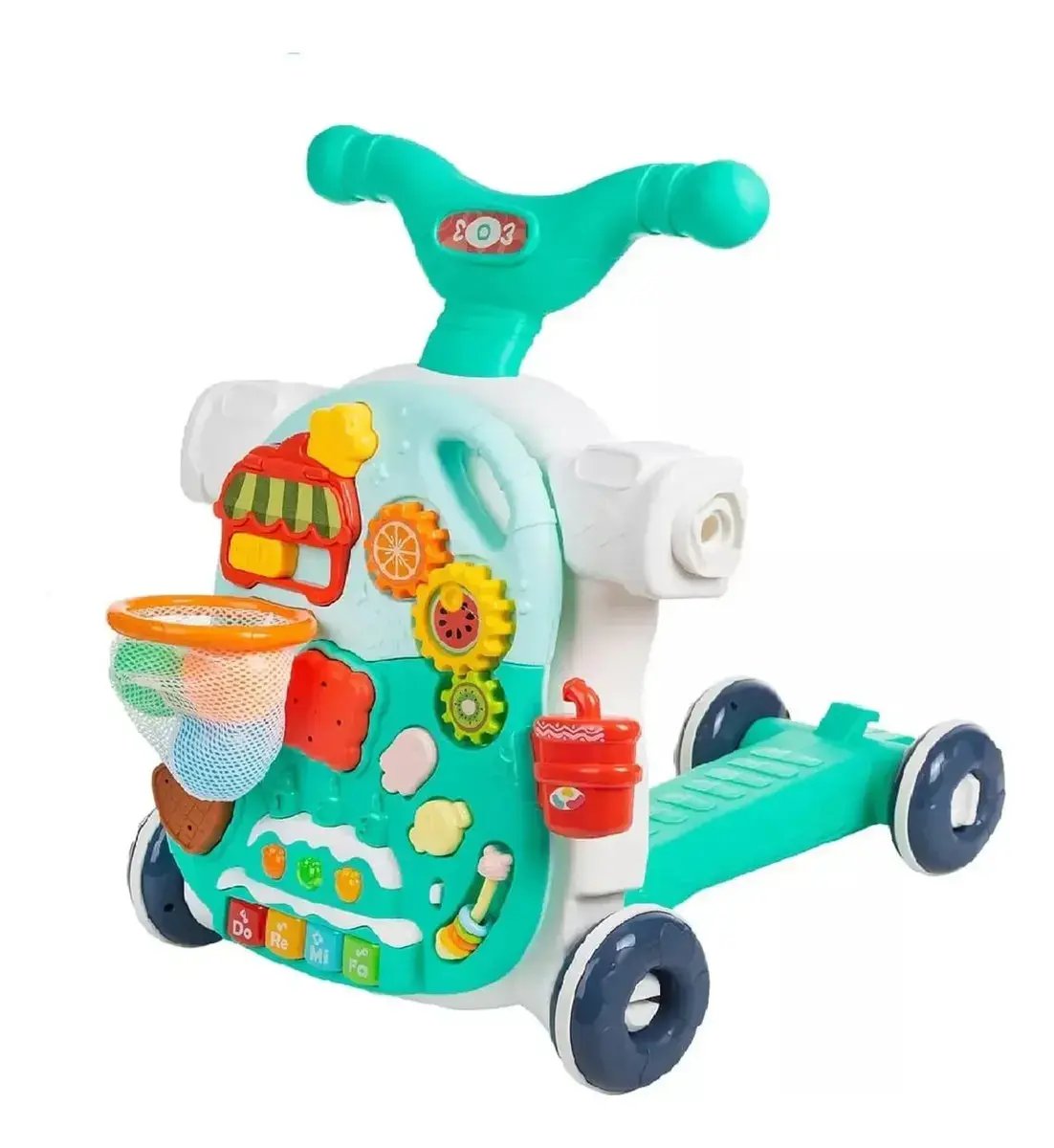 Andadera Caminador Bebes Primeros Pasos 3 En 1 Scooter Mesa