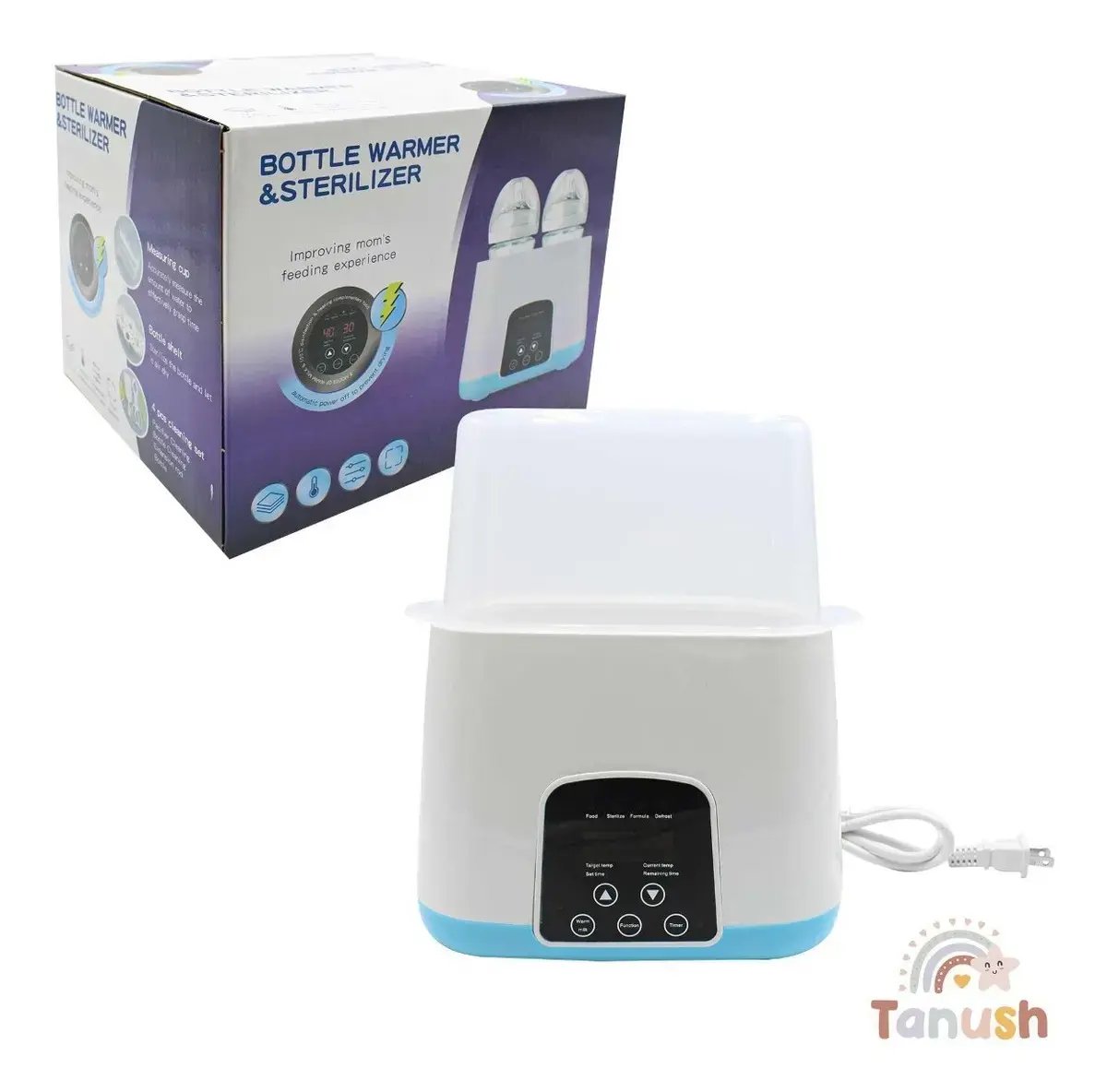 Esterilizador Calentador Biberones Con Pantalla De Control