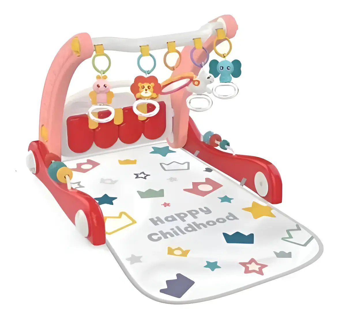 Caminante Caminador Musical 2 en 1 Kitstar Pink Gimnasio