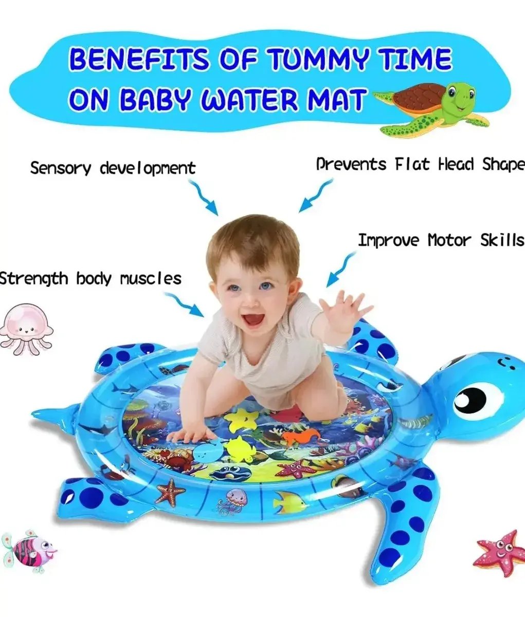 Alfombra Colchón Inflable Agua Bebes Estimulación Sensoria