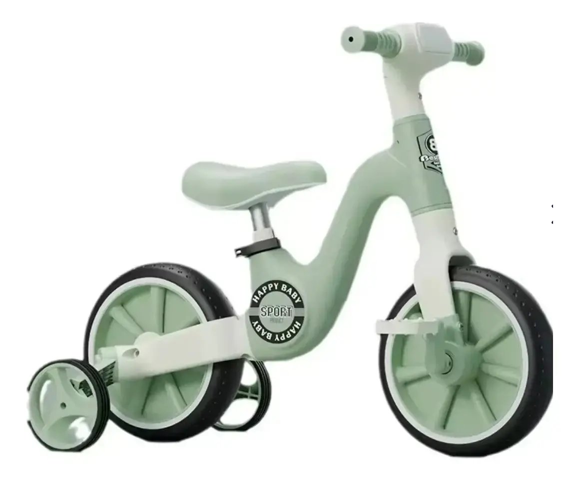 Bicicleta Triciclo Aprendizaje Pedales 3 En 1 Para Bebe
