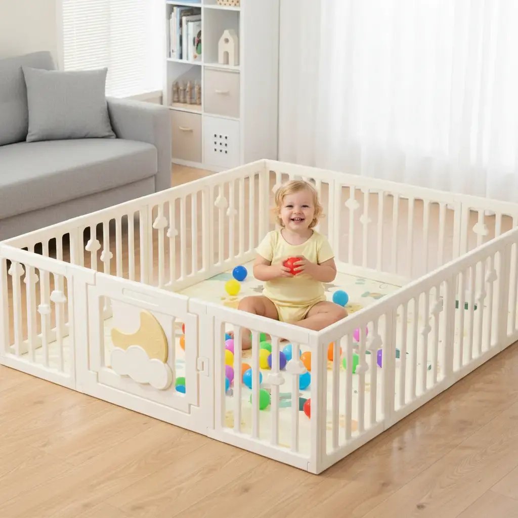 Parque Infantil Corral De Juegos En Pasta D 180*150 Plegable
