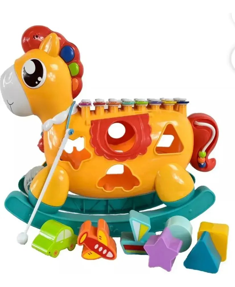 Xilófono Musical Pony Didáctico Huanger Para Niños