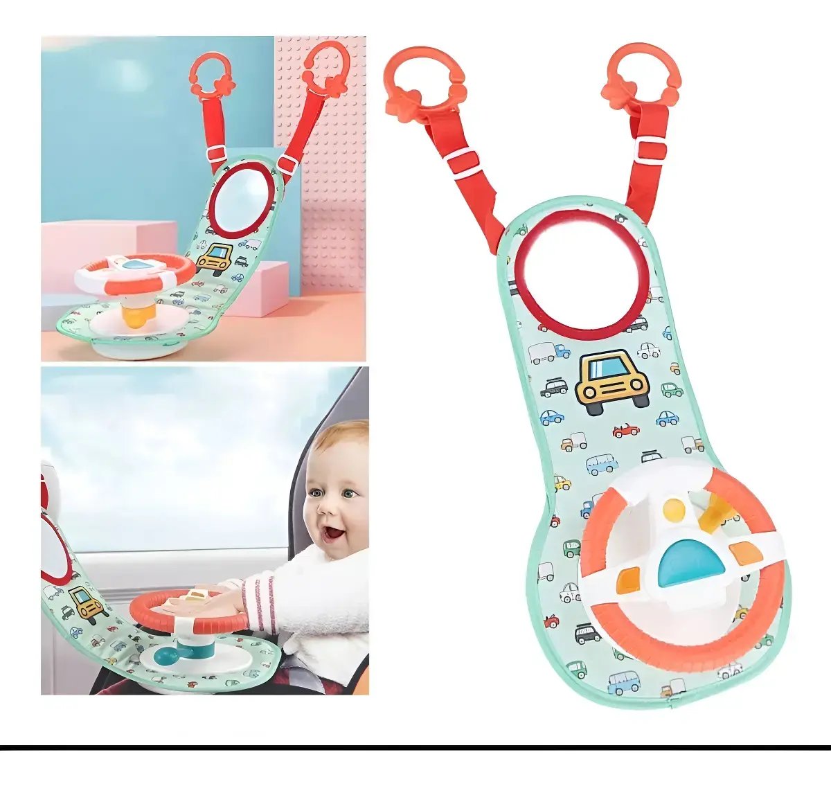 Simulador De Volante Gamer Infantil Para Bebes Y Niños